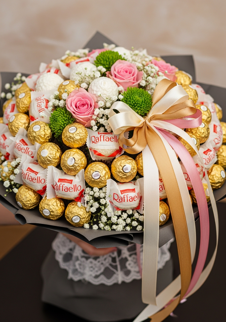Букет из Ferrero Rocher