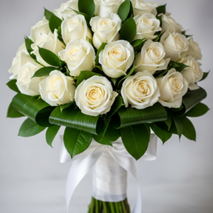 Белые розы (25 шт)
